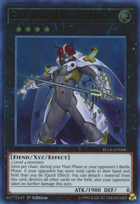 Evilswarm Exciton Knight [BLLR-EN068] Ultra Rare | Kessel Run Games Inc. 