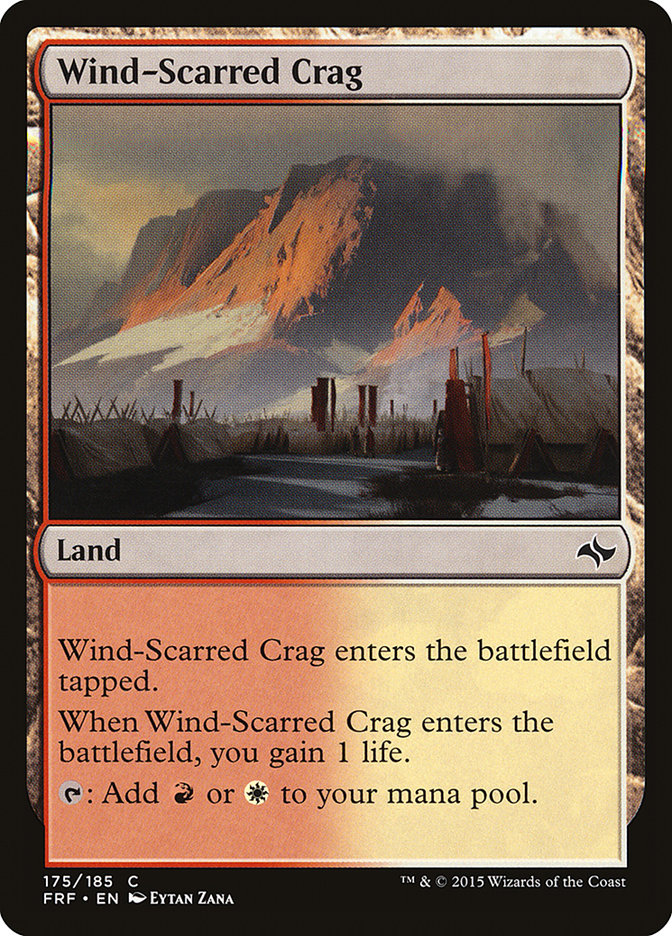 Wind-Scarred Crag [Fate Reforged] | Kessel Run Games Inc. 