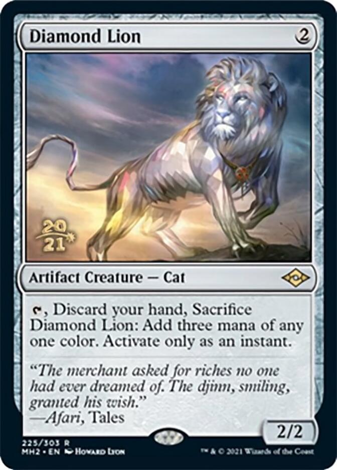 Diamond Lion [Modern Horizons 2 Prerelease Promos] | Kessel Run Games Inc. 