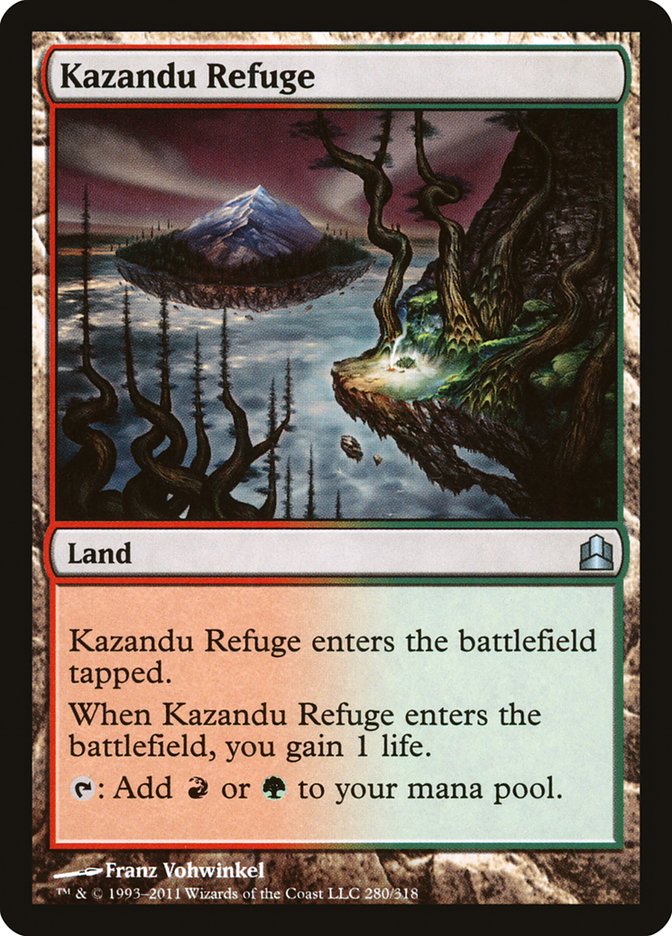 Kazandu Refuge [Commander 2011] | Kessel Run Games Inc. 