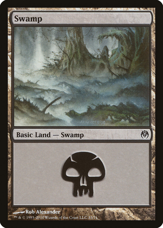 Swamp (33) [Duel Decks: Phyrexia vs. the Coalition] | Kessel Run Games Inc. 