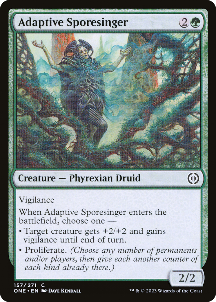 Adaptive Sporesinger [Phyrexia: All Will Be One] | Kessel Run Games Inc. 