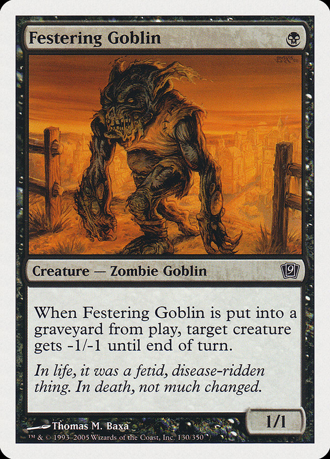 Festering Goblin [Ninth Edition] - Kessel Run Games Inc.  | Kessel Run Games Inc. 