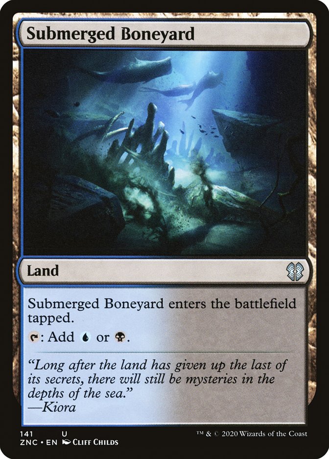 Submerged Boneyard [Zendikar Rising Commander] | Kessel Run Games Inc. 