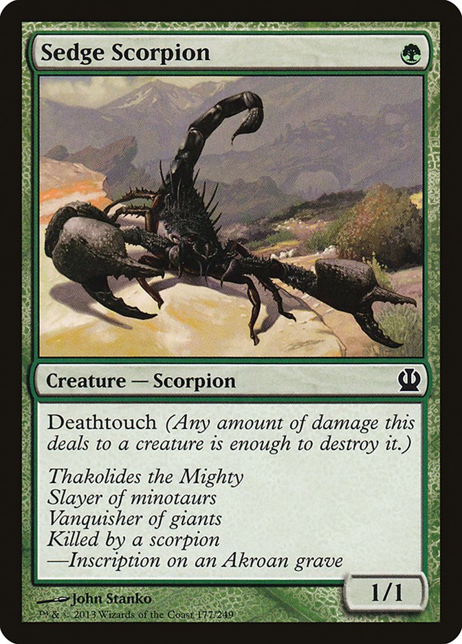 Sedge Scorpion [Theros] | Kessel Run Games Inc. 