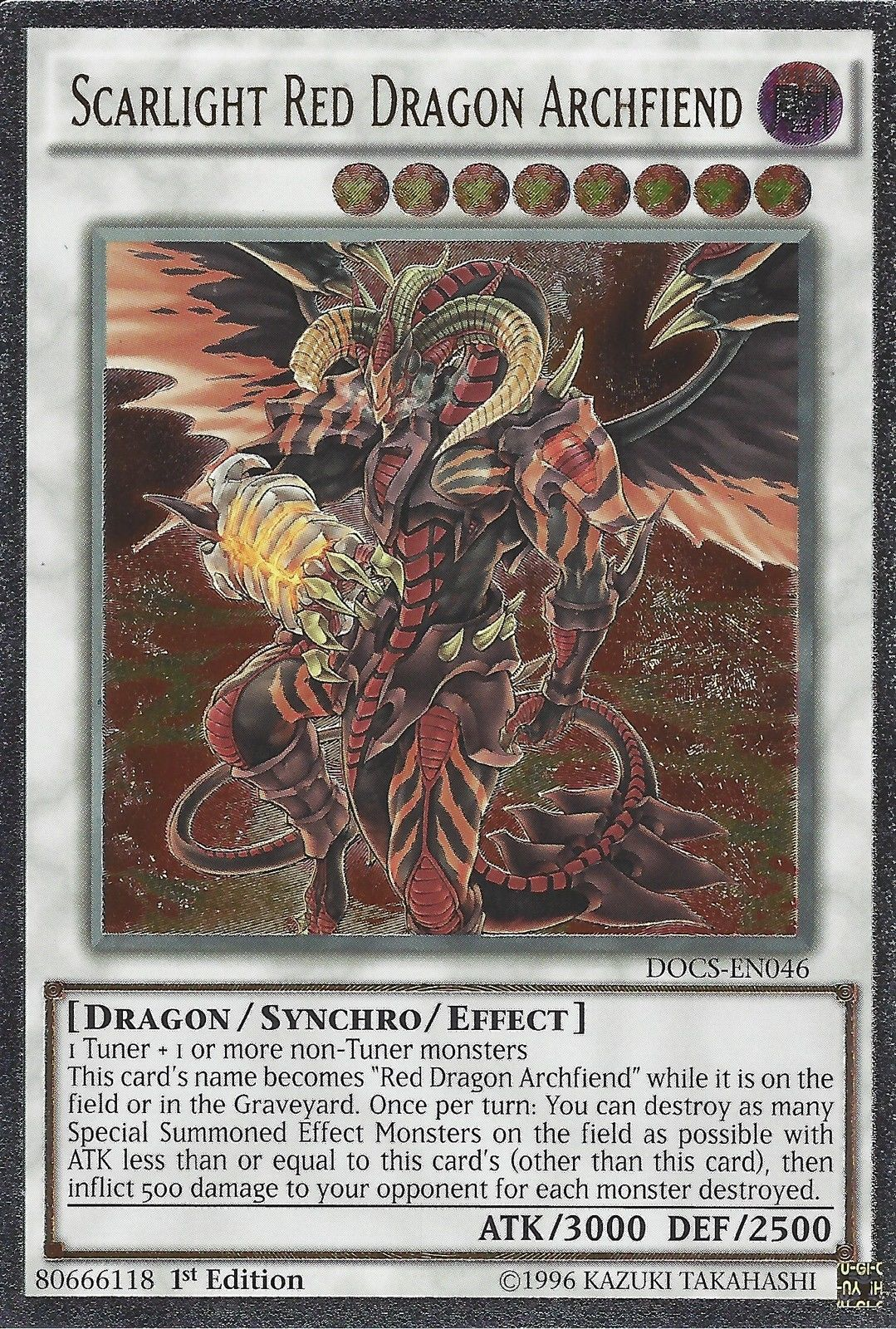 Scarlight Red Dragon Archfiend (UTR) [DOCS-EN046] Ultimate Rare | Kessel Run Games Inc. 