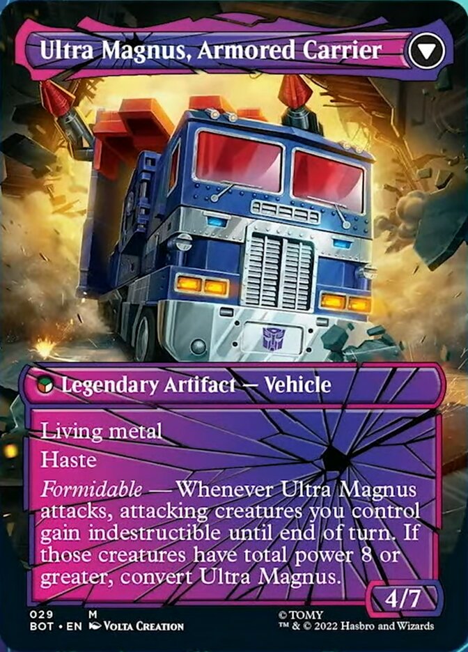 Ultra Magnus, Tactician // Ultra Magnus, Armored Carrier (Shattered Glass) [Transformers] | Kessel Run Games Inc. 