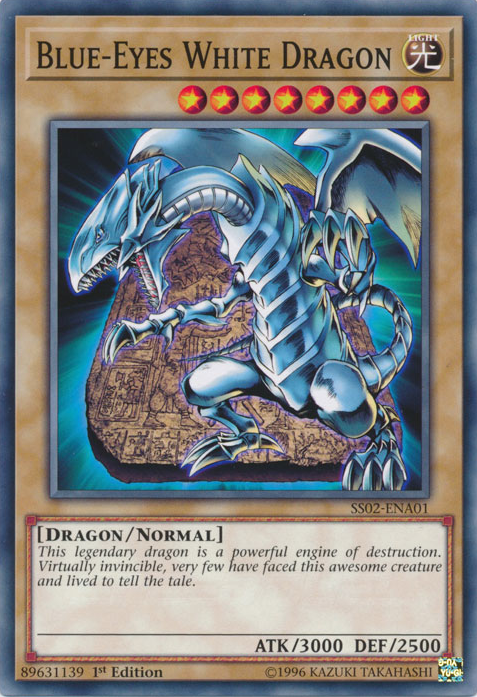 Blue-Eyes White Dragon [SS02-ENA01] Common | Kessel Run Games Inc. 