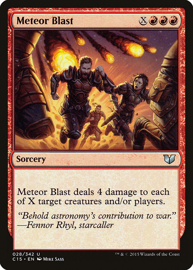 Meteor Blast [Commander 2015] | Kessel Run Games Inc. 