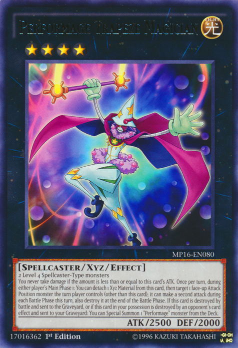 Performage Trapeze Magician [MP16-EN080] Rare | Kessel Run Games Inc. 