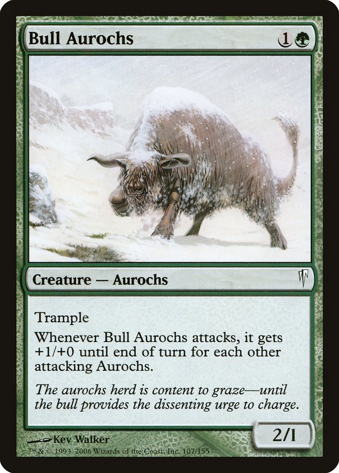 Bull Aurochs [Coldsnap] | Kessel Run Games Inc. 