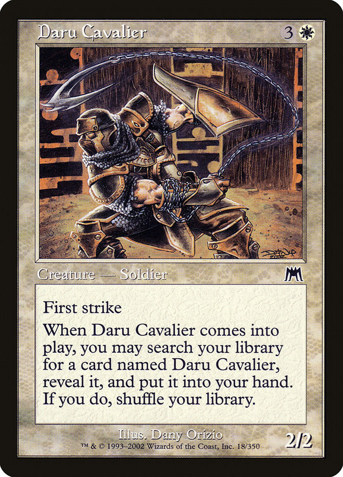 Daru Cavalier [Onslaught] | Kessel Run Games Inc. 