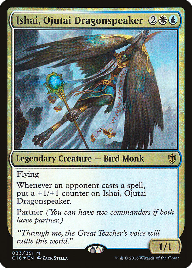 Ishai, Ojutai Dragonspeaker [Commander 2016] | Kessel Run Games Inc. 