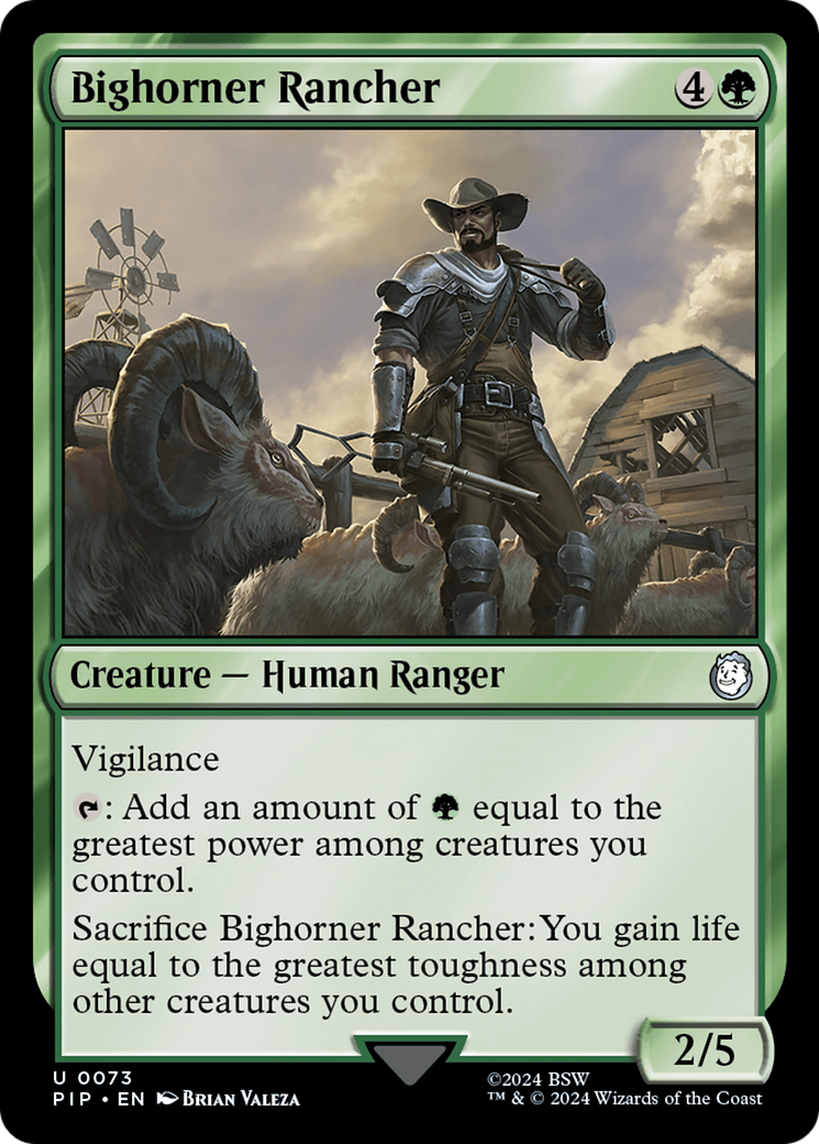 Bighorner Rancher [Fallout] | Kessel Run Games Inc. 