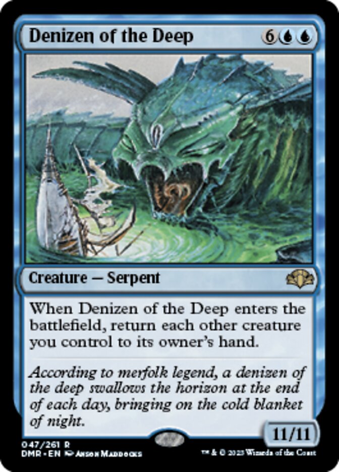 Denizen of the Deep [Dominaria Remastered] | Kessel Run Games Inc. 