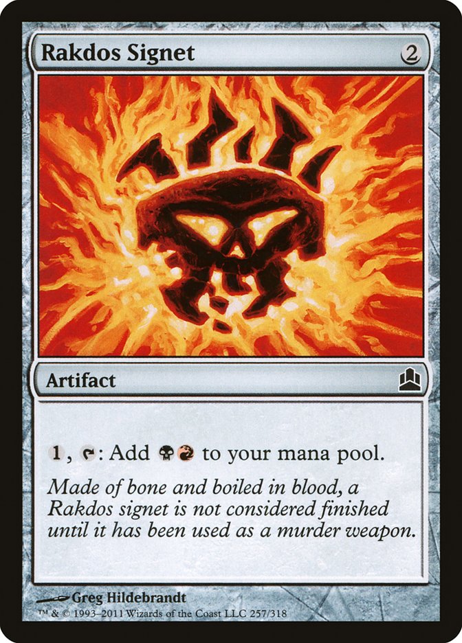 Rakdos Signet [Commander 2011] | Kessel Run Games Inc. 