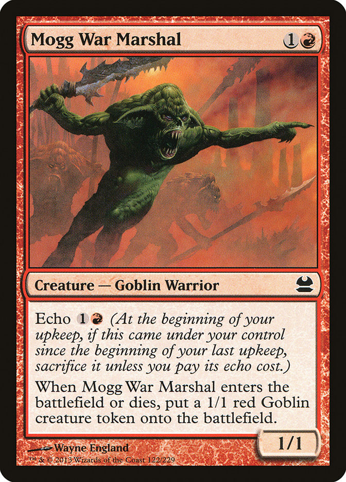 Mogg War Marshal [Modern Masters] | Kessel Run Games Inc. 