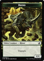 Rhino // Egg Double-Sided Token [Commander 2019 Tokens] | Kessel Run Games Inc. 