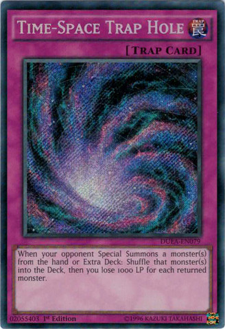 Time-Space Trap Hole [DUEA-EN079] Secret Rare | Kessel Run Games Inc. 