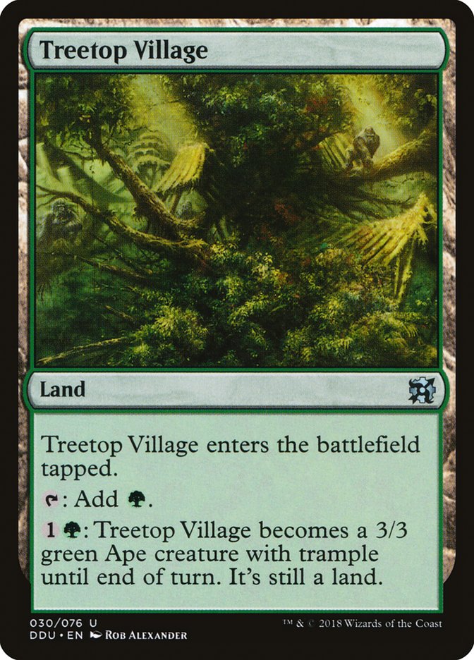 Treetop Village [Duel Decks: Elves vs. Inventors] | Kessel Run Games Inc. 