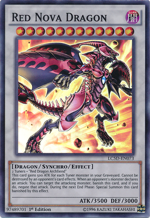 Red Nova Dragon [LC5D-EN073] Super Rare | Kessel Run Games Inc. 
