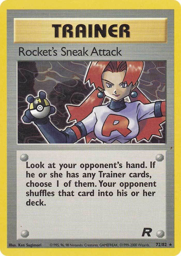 Rocket's Sneak Attack (72/82) [Team Rocket Unlimited] | Kessel Run Games Inc. 