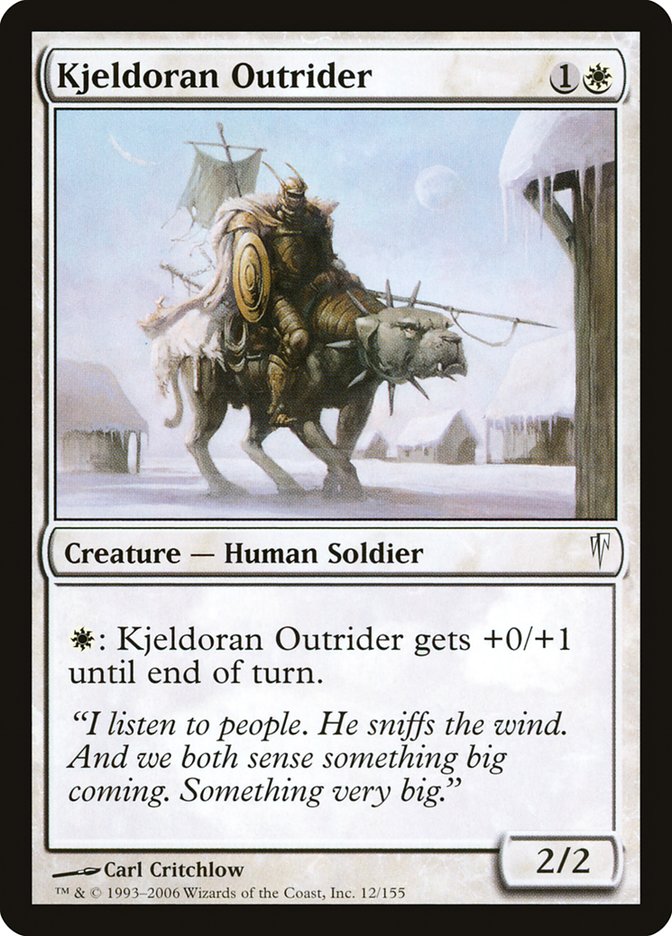 Kjeldoran Outrider [Coldsnap] | Kessel Run Games Inc. 
