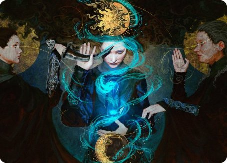 Witness the Future Art Card [Innistrad: Crimson Vow Art Series] | Kessel Run Games Inc. 