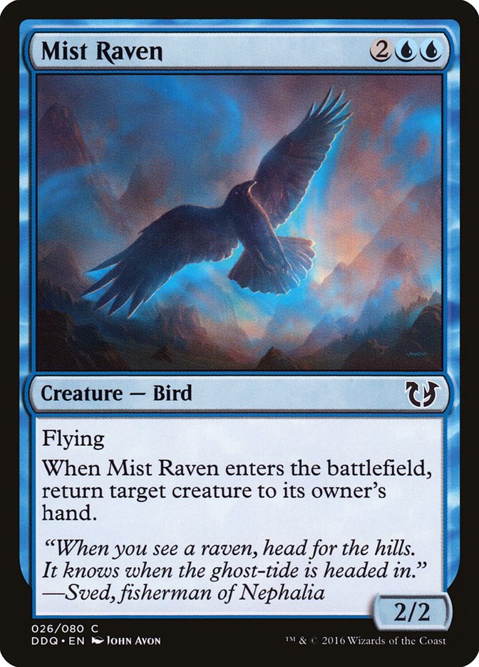 Mist Raven [Duel Decks: Blessed vs. Cursed] | Kessel Run Games Inc. 