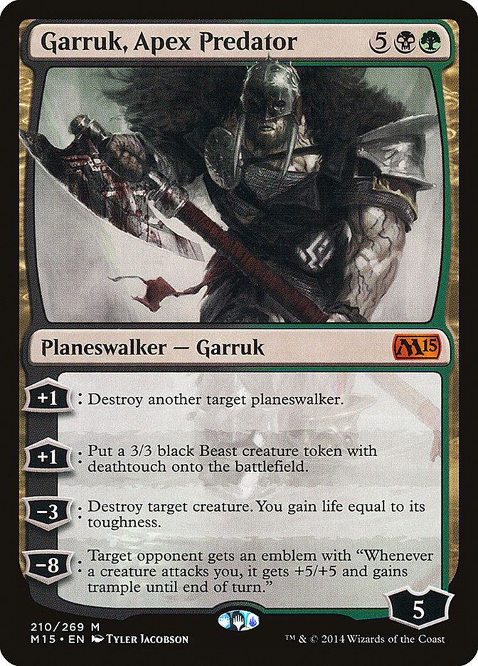 Garruk, Apex Predator [Magic 2015] | Kessel Run Games Inc. 