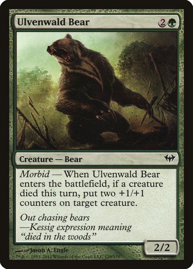 Ulvenwald Bear [Dark Ascension] | Kessel Run Games Inc. 