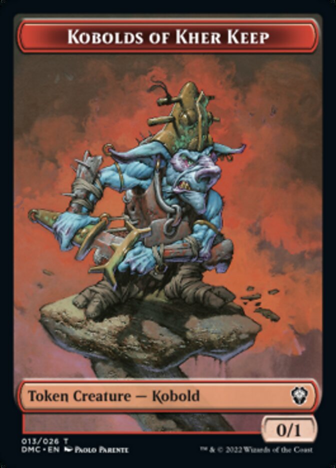 Phyrexian // Kobolds of Kher Keep Double-Sided Token [Dominaria United Tokens] | Kessel Run Games Inc. 