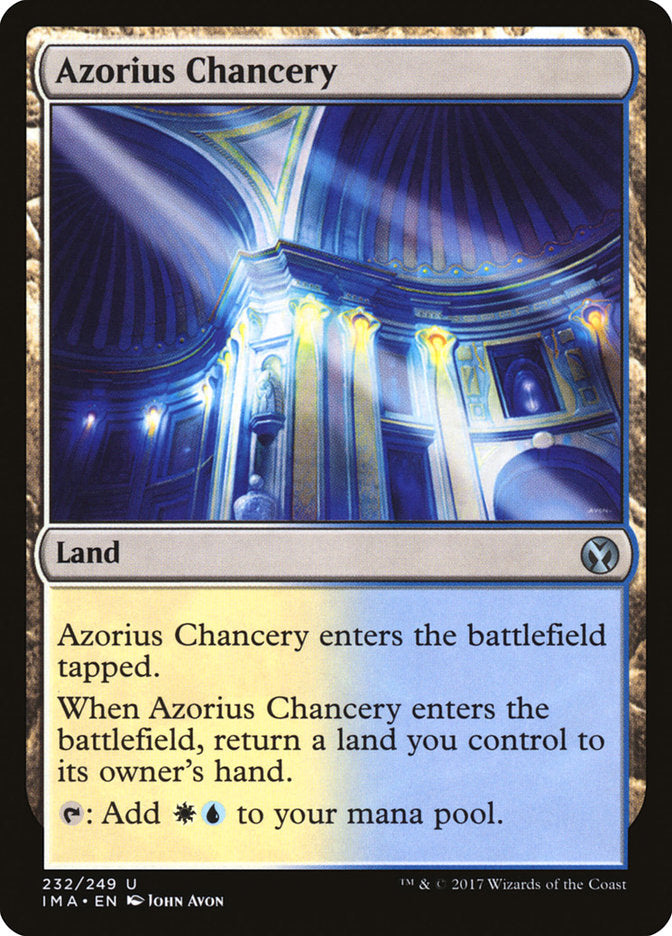 Azorius Chancery [Iconic Masters] | Kessel Run Games Inc. 