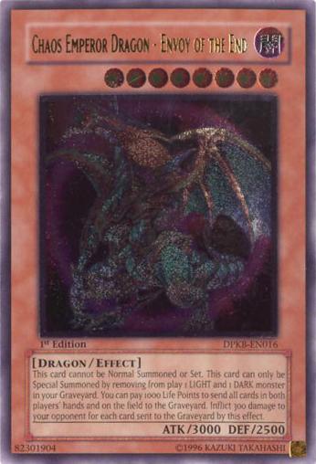 Chaos Emperor Dragon - Envoy of the End [DPKB-EN016] Ultimate Rare | Kessel Run Games Inc. 