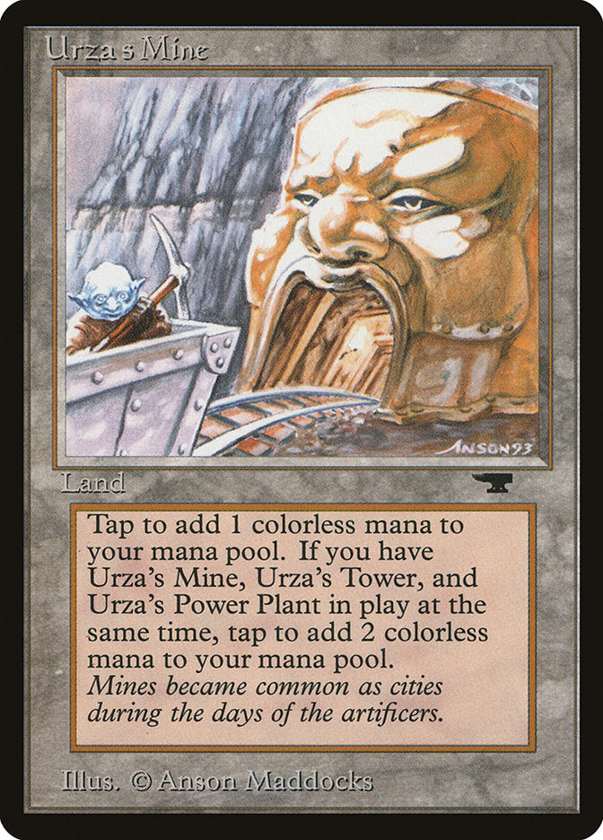 Urza's Mine (Mine Cart Entering Mouth) [Antiquities] | Kessel Run Games Inc. 