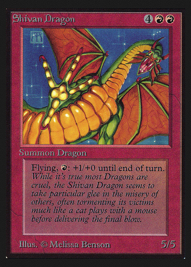 Shivan Dragon [International Collectors' Edition] | Kessel Run Games Inc. 