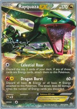 Rayquaza EX (85/124) (Anguille Sous Roche - Clement Lamberton) [World Championships 2013] | Kessel Run Games Inc. 