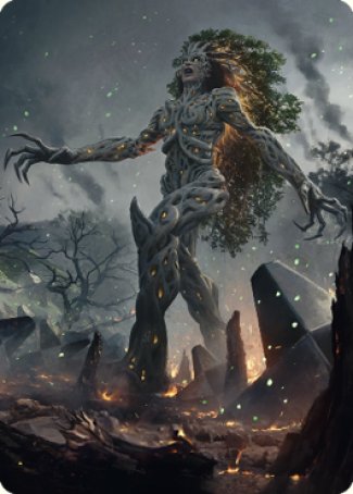 Titania, Gaea Incarnate Art Card [The Brothers' War Art Series] | Kessel Run Games Inc. 