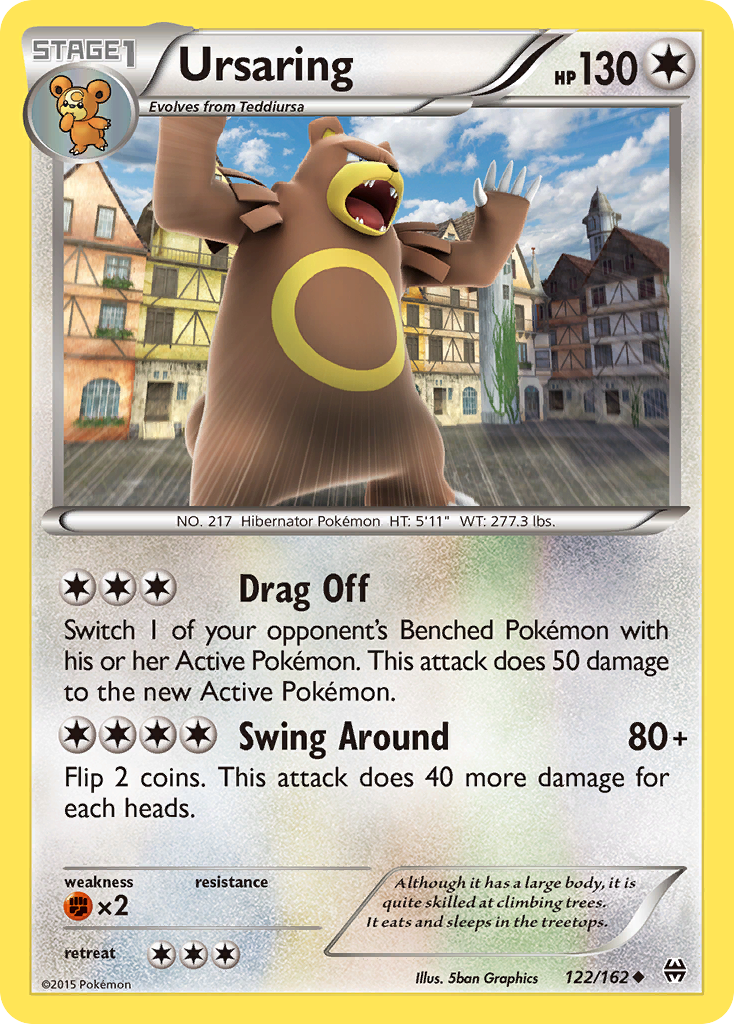 Ursaring (122/162) [XY: BREAKthrough] | Kessel Run Games Inc. 