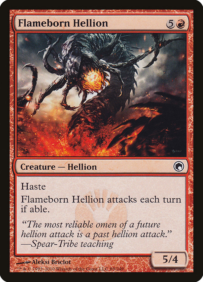 Flameborn Hellion [Scars of Mirrodin] | Kessel Run Games Inc. 