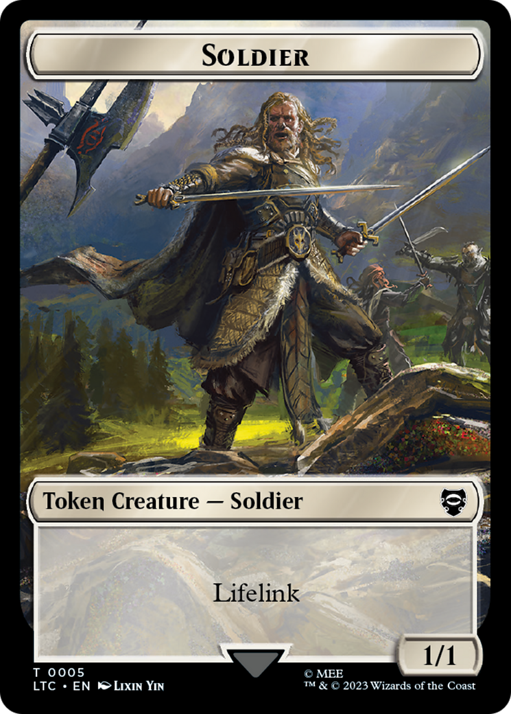 Soldier // Food Token [The Lord of the Rings: Tales of Middle-Earth Commander Tokens] | Kessel Run Games Inc. 