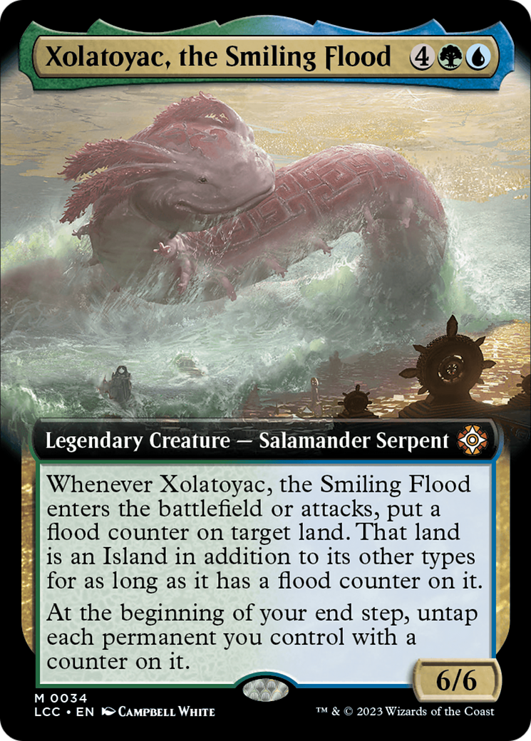 Xolatoyac, the Smiling Flood (Extended Art) [The Lost Caverns of Ixalan Commander] | Kessel Run Games Inc. 