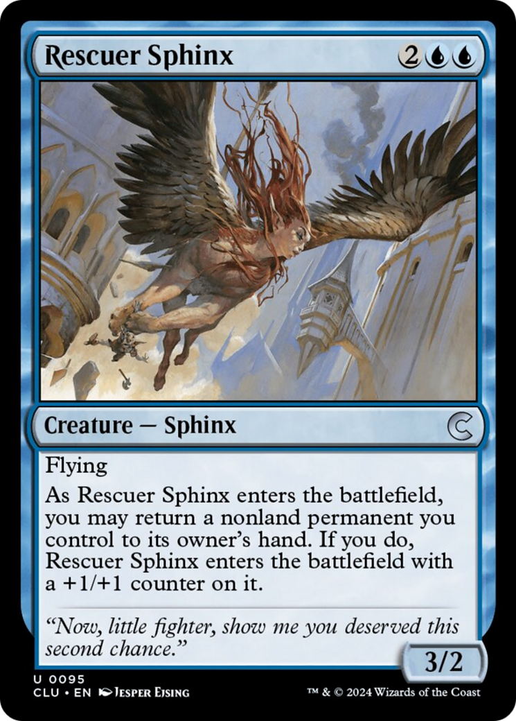 Rescuer Sphinx [Ravnica: Clue Edition] | Kessel Run Games Inc. 