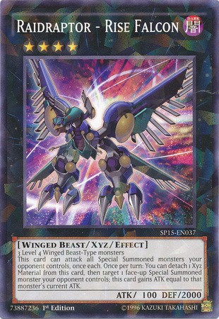 Raidraptor - Rise Falcon [SP15-EN037] Shatterfoil Rare | Kessel Run Games Inc. 