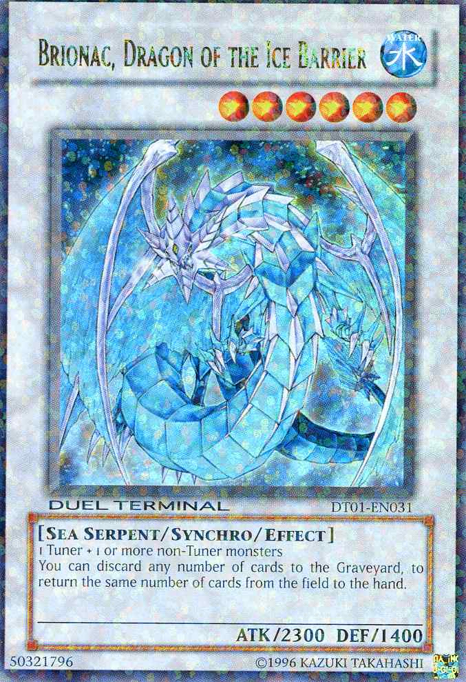 Brionac, Dragon of the Ice Barrier [DT01-EN031] Ultra Rare | Kessel Run Games Inc. 