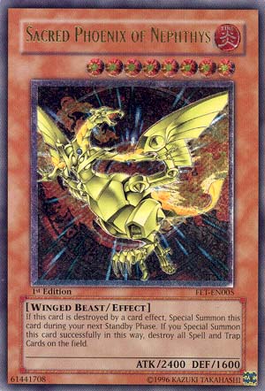 Sacred Phoenix of Nephthys [FET-EN005] Ultimate Rare | Kessel Run Games Inc. 