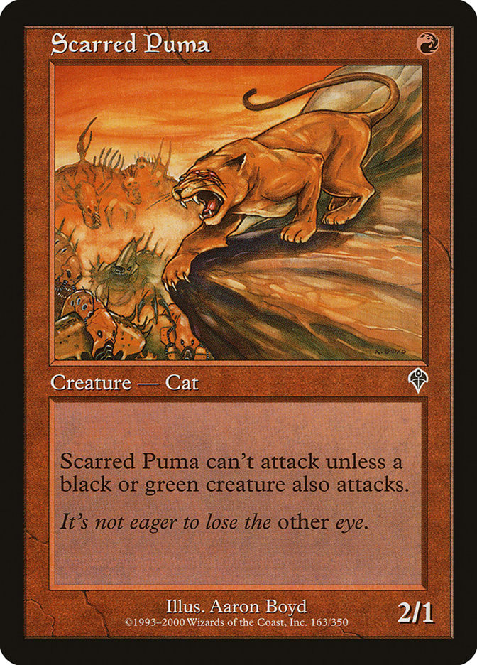 Scarred Puma [Invasion] | Kessel Run Games Inc. 