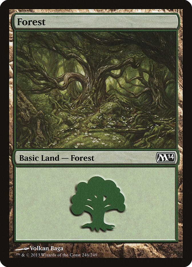 Forest (246) [Magic 2014] | Kessel Run Games Inc. 