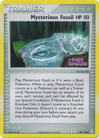Mysterious Fossil (92/110) (Stamped) [EX: Holon Phantoms] | Kessel Run Games Inc. 
