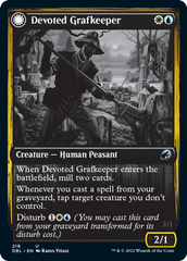 Devoted Grafkeeper // Departed Soulkeeper [Innistrad: Double Feature] | Kessel Run Games Inc. 